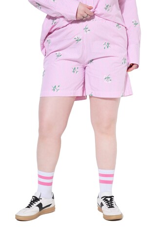 Studio Untold Wide Leg Shorts in Pink: Vorderseite