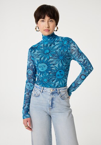 Fabienne Chapot Shirt in Blauw: voorkant