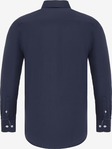 DENIM CULTURE Regular fit Overhemd 'JADON' in Blauw