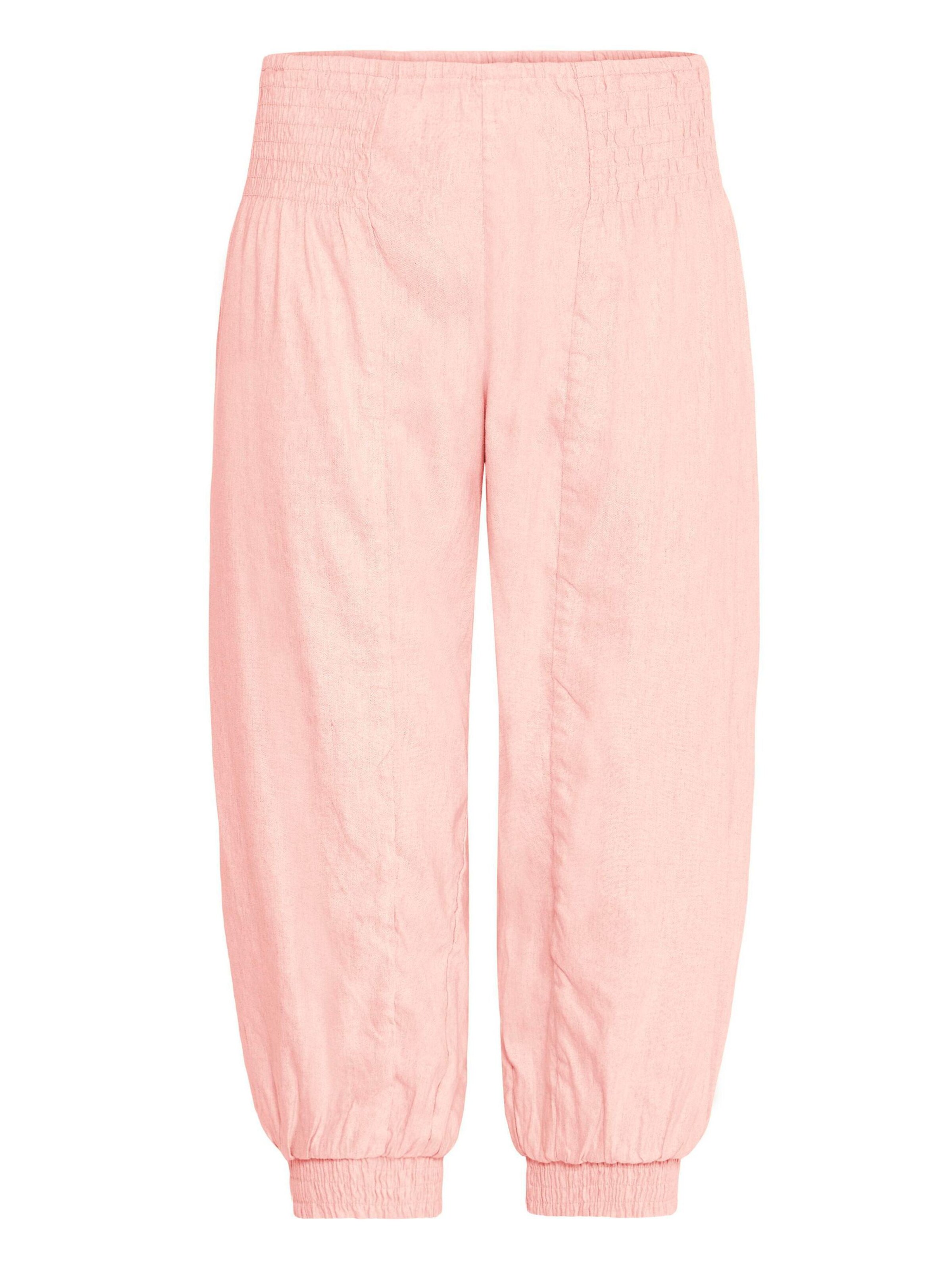 PULZ Jeans Tapered Trousers 'PZJILL' in Pink: front