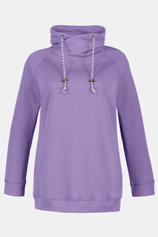 Ulla Popken Sweatshirt in Lila: predná strana