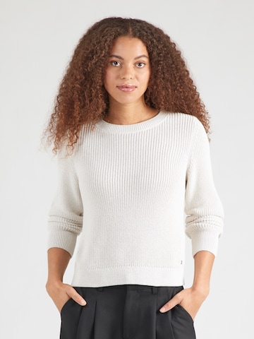 Pullover di monari in beige: frontale