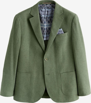 Coupe slim Veste de costume Next en vert : devant