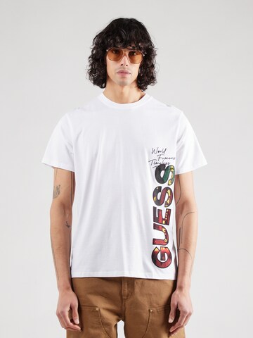 GUESS Футболка в Белый: спереди