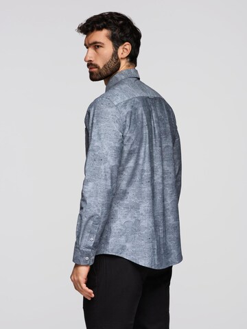 Ombre Regular fit Zakelijk overhemd 'K701' in Grijs