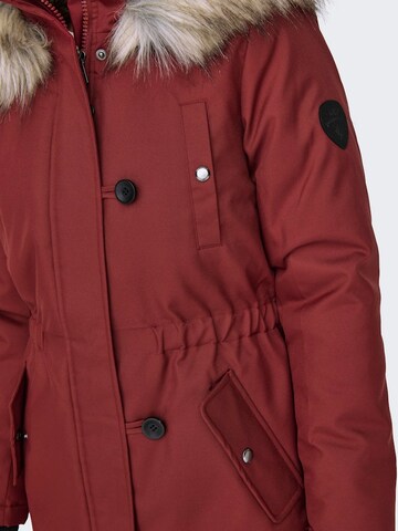 raudona ONLY Žieminė parka 'ONLIris'