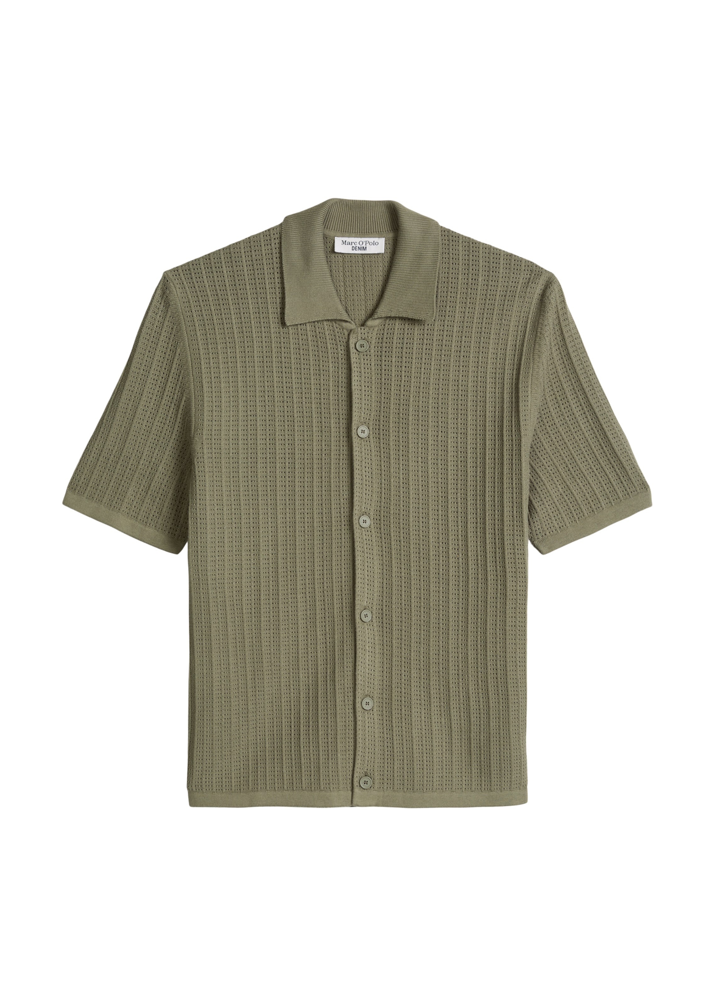 Marc O'Polo DENIM Strickjacke in oliv, Produktansicht