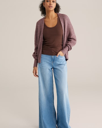 WE Fashion Strickjacke in Lila