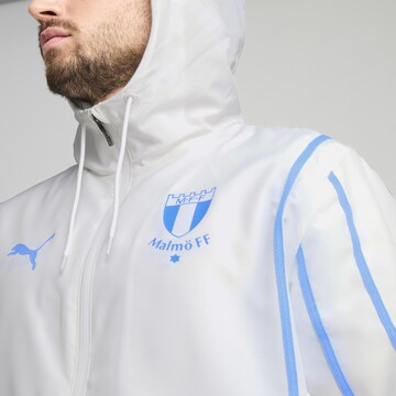 PUMA Sports jacket 'Malmö FF Pre-Match' in White