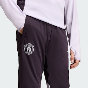 ADIDAS PERFORMANCE Slim fit Sports trousers 'Manchester United Tiro 25 Competition' in Purple