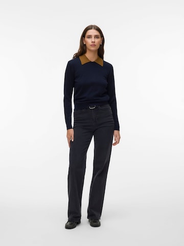 VERO MODA Pullover 'AWCara' in Blau: Vorderseite