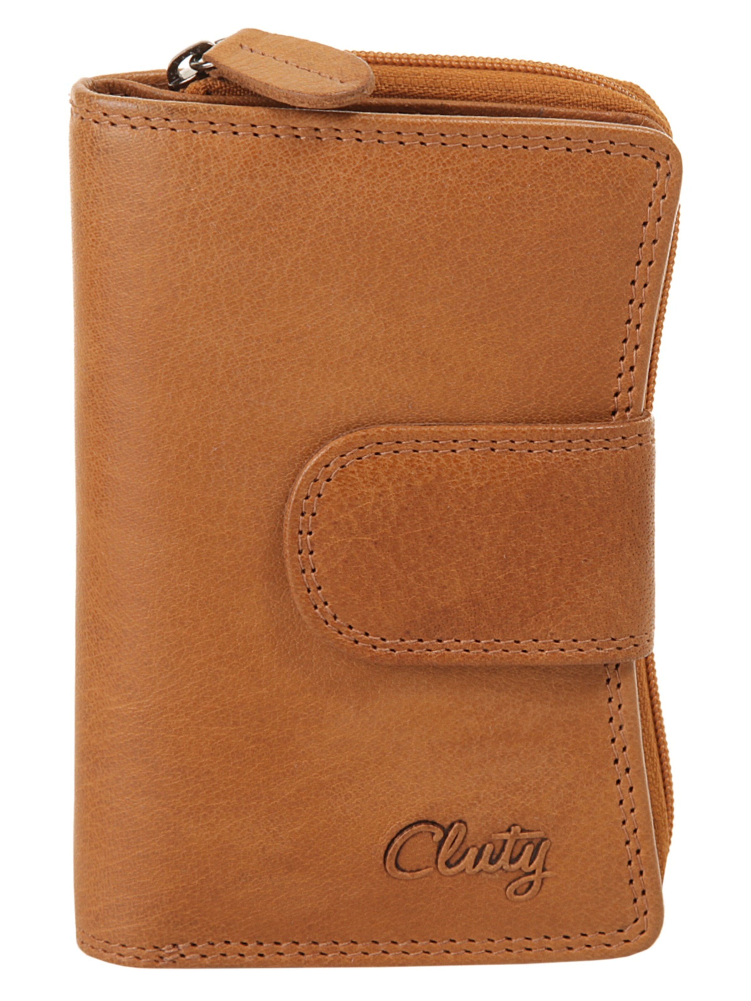 Cluty Portemonnaie 'Cluty Geldbörse'‌‌‌‌‌‌ in Braun: Vorderseite