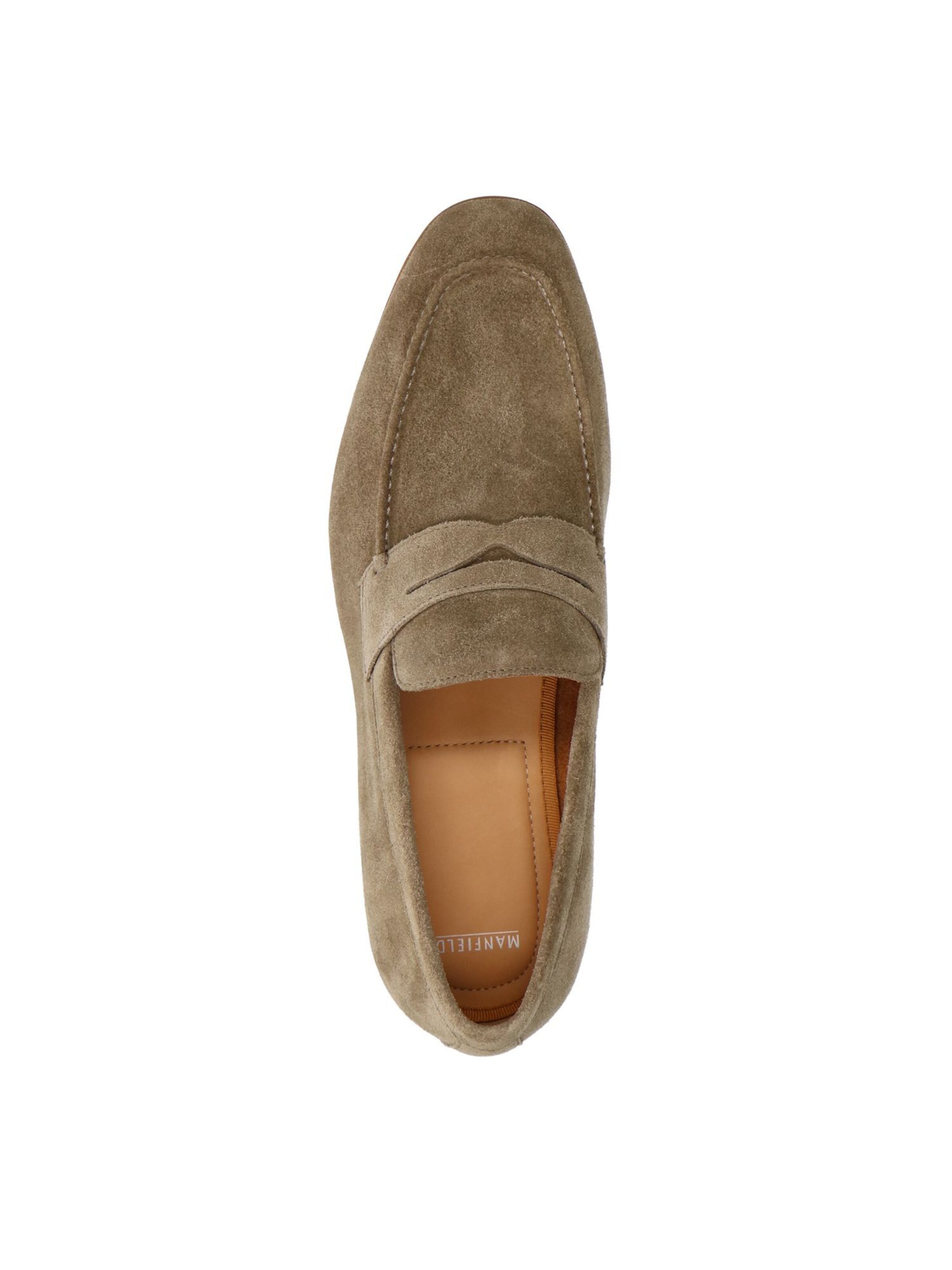 MANFIELD Classic Flats in Grey