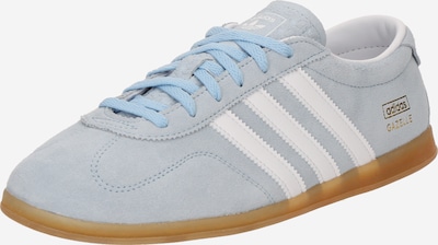 Sportbačiai be auliuko 'Gazelle Lo Pro' iš ADIDAS ORIGINALS, spalva – šviesiai mėlyna / Auksas / balta, Prekių apžvalga
