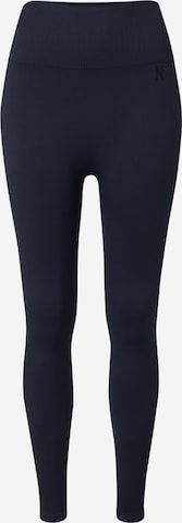 NATURANA Skinny Long Johns in Blue: front