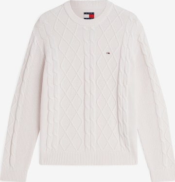 Pull-over Tommy Jeans en blanc : devant