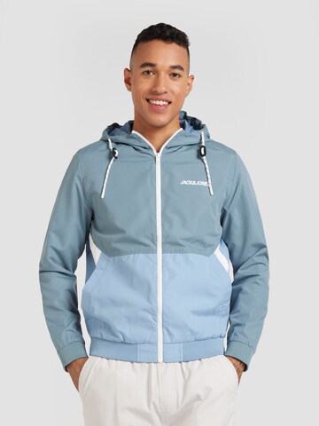JACK & JONES Átmeneti dzseki 'JJERush' - kék: elől