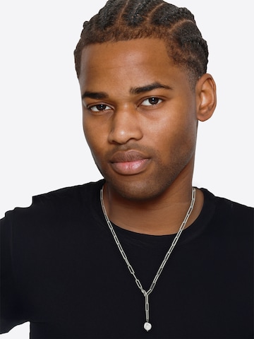 Heideman Ketting 'Jack' in Zilver: voorkant