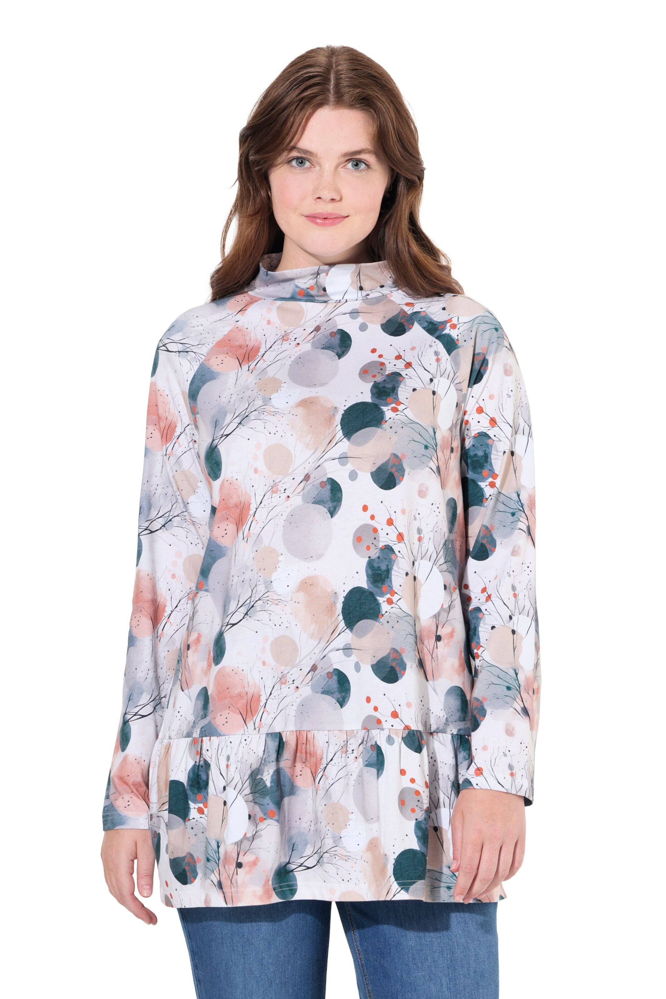 Ulla Popken Bluse in Grau: Vorderseite