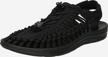 KEEN Sandals 'Uneek' in Black: front
