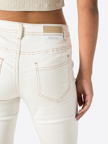 TAIFUN Slimfit Jeans in Weiß