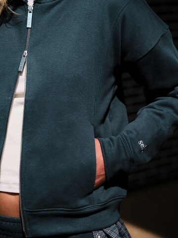 self. Sweatvest in Blauw