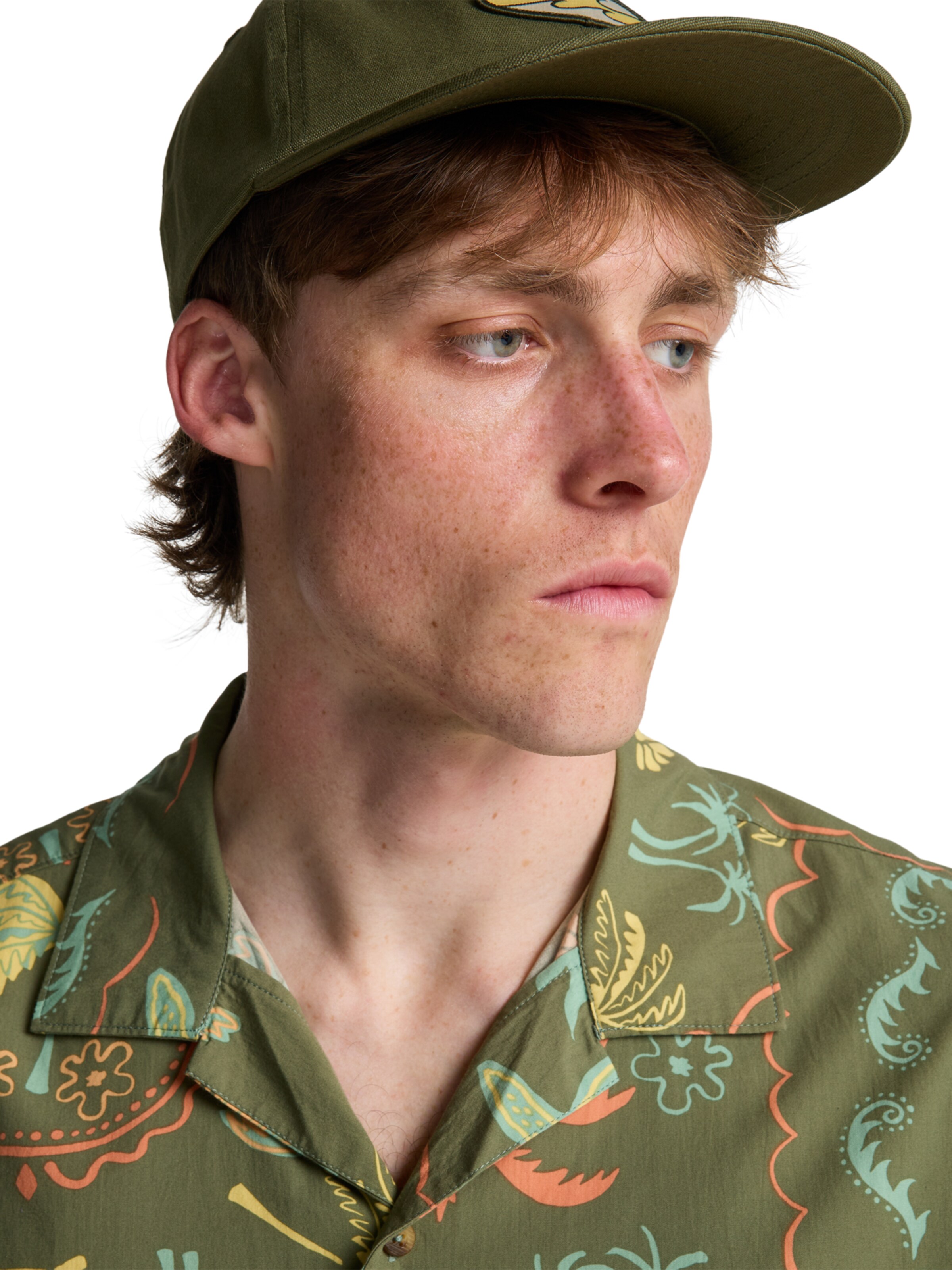 BILLABONG Comfort fit Button Up Shirt 'Vacay' in Green