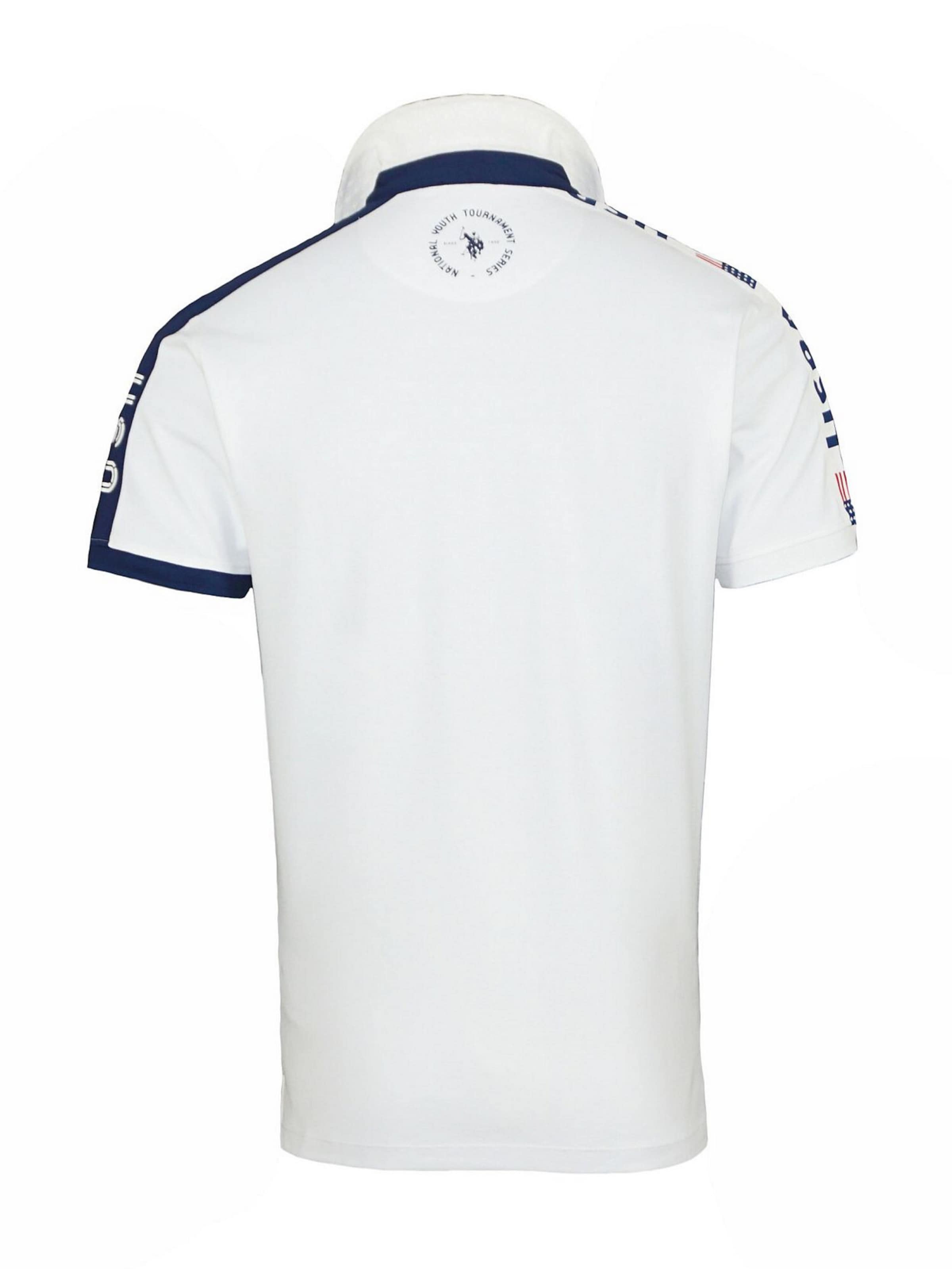 T-Shirt 'USA Play' U.S. POLO ASSN. en blanc