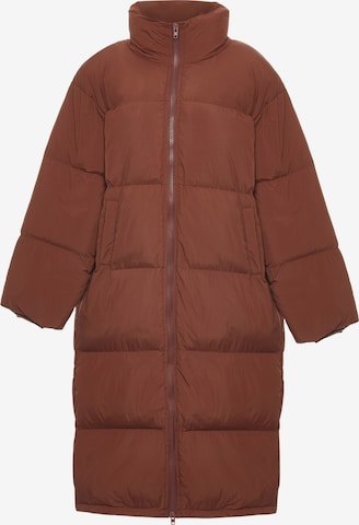 MYMO Winter coat in Brown: front