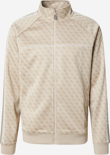 GUESS Urheilullinen collegetakki 'PARIMO' koossa S värissä beige / hiekka, Tuotenäkymä