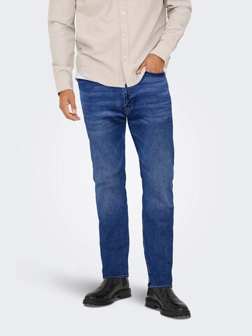 Only & Sons - regular Vaquero 'ONSWEFT' en azul: frente