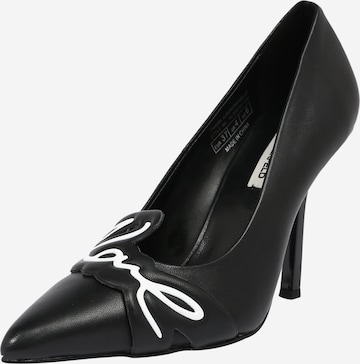 Karl Lagerfeld - Zapatos con plataforma 'SARABANDE' en negro: frente
