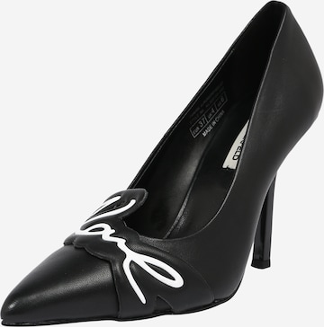 Pumps 'SARABANDE' Karl Lagerfeld en noir : devant