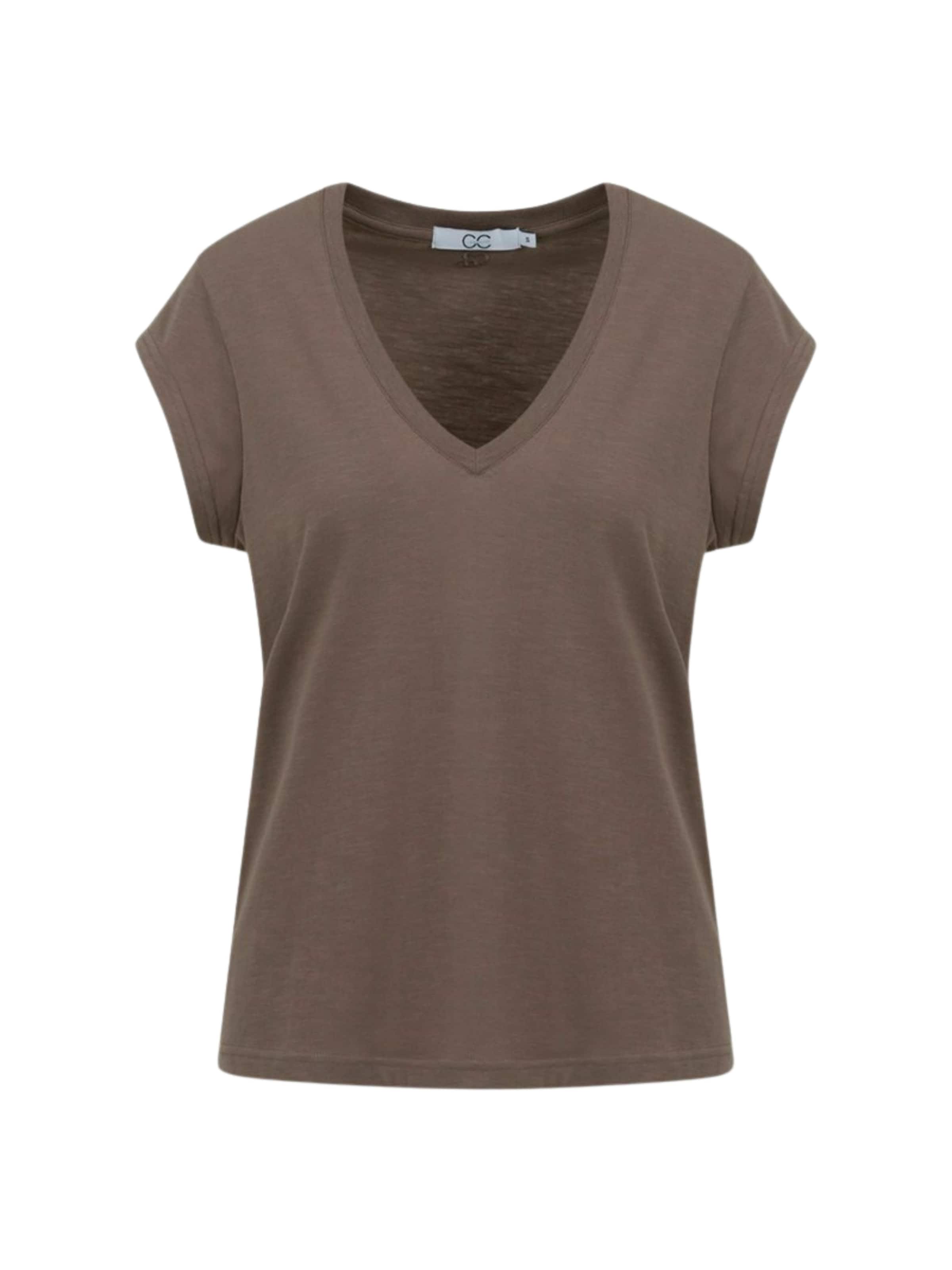 Coster Copenhagen Top ' CC ' w kolorze brązowy: przód