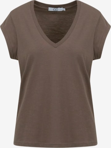 Coster Copenhagen Top ' CC ' w kolorze brązowy: przód