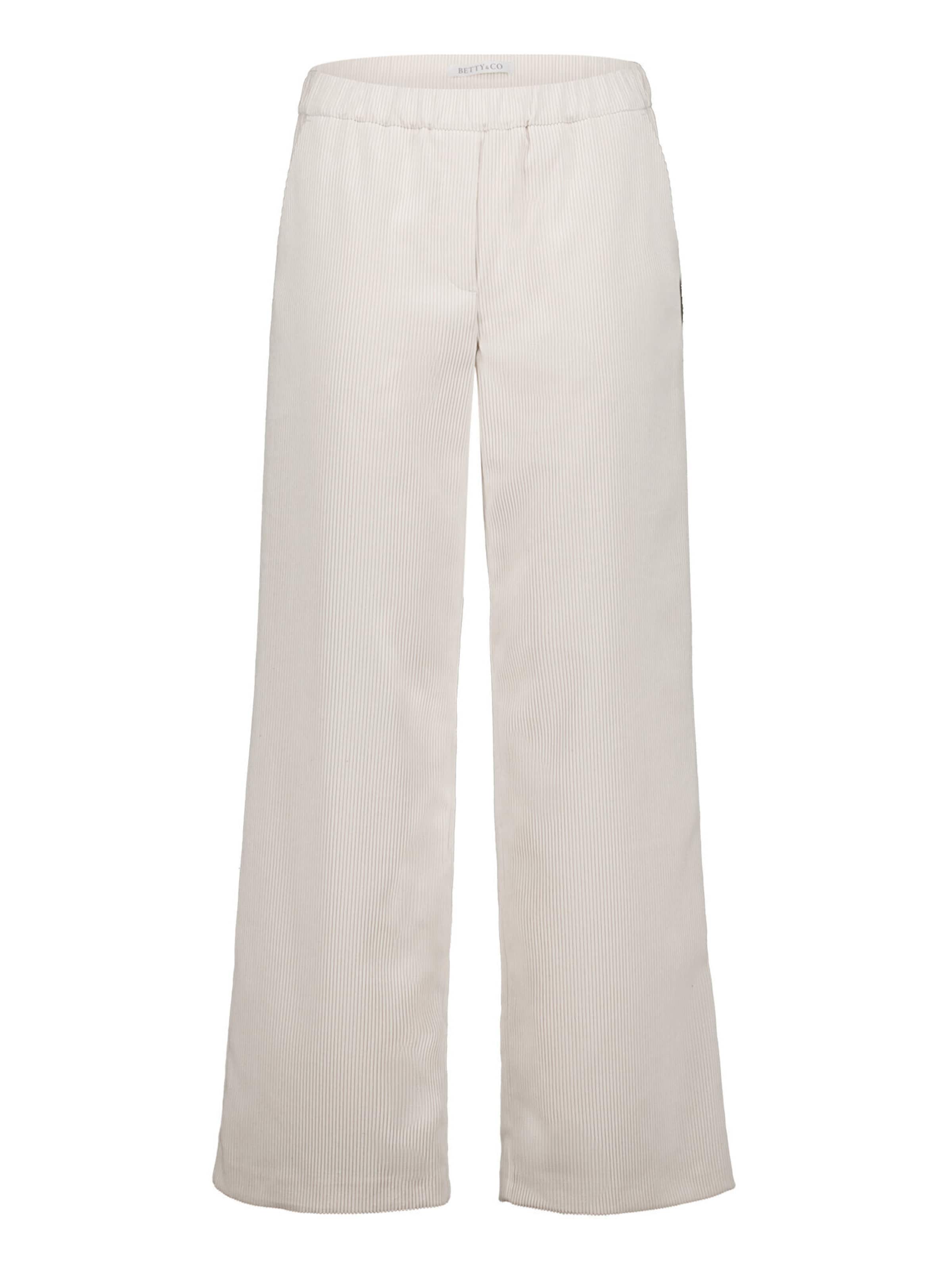 Coupe slim Pantalon Betty & Co en beige : devant