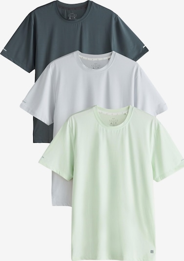 Next Toiminnallinen paita värissä vaaleanharmaa / kuusi / vaaleanvihreä, Tuotenäkymä