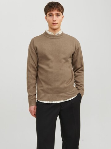 JACK & JONES Pullover 'Jack' in Braun: predná strana