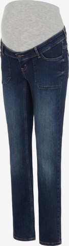 MAMALICIOUS Slimfit Jeans 'Sanne' in Blau: predná strana