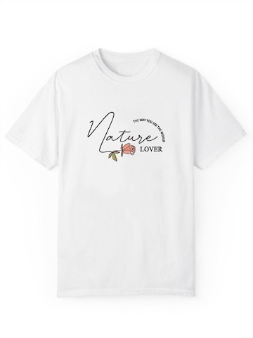GORHEY Oversized shirt in White: front