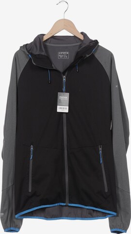 ICEPEAK Jacket & Coat in XXL in Black: front