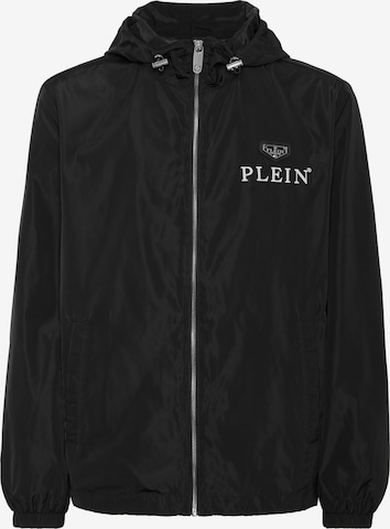Philipp Plein - Chaqueta de entretiempo en negro: frente