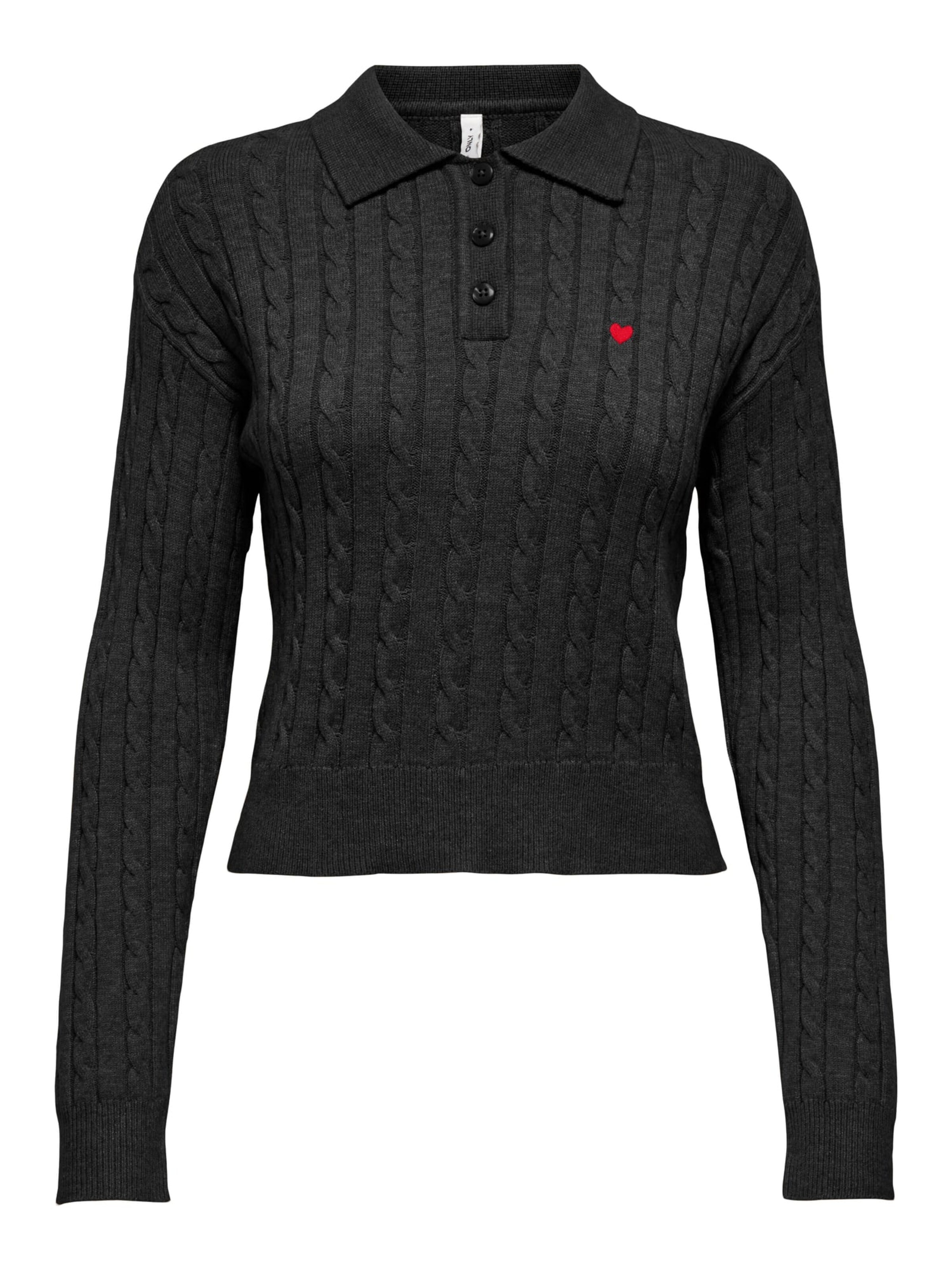 ONLY Tricot 'katia' in Zwart: voorkant