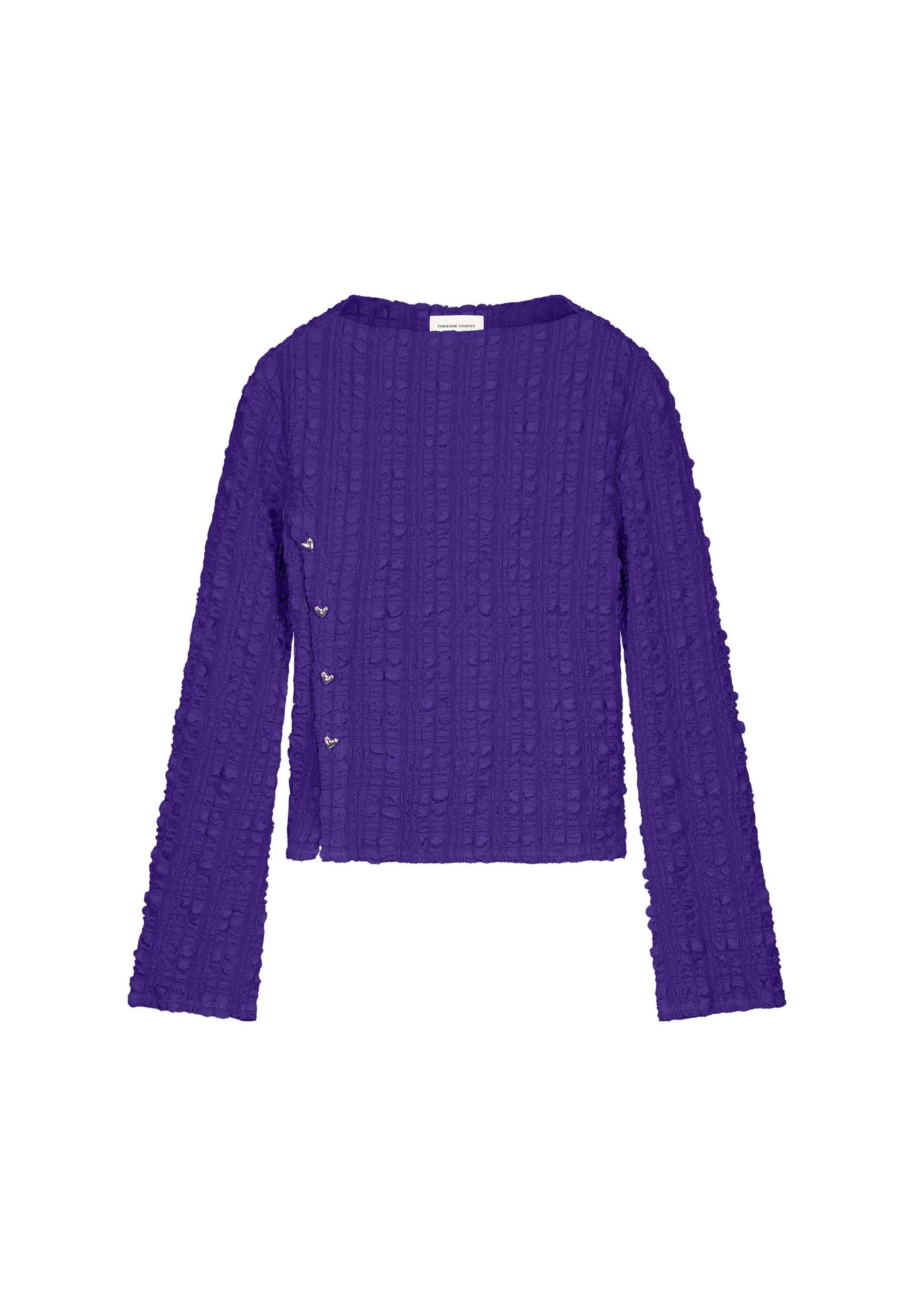 Fabienne Chapot Top in Lila: voorkant