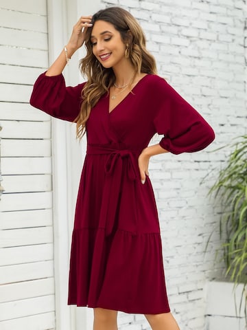 Yesfashion Dress in Red