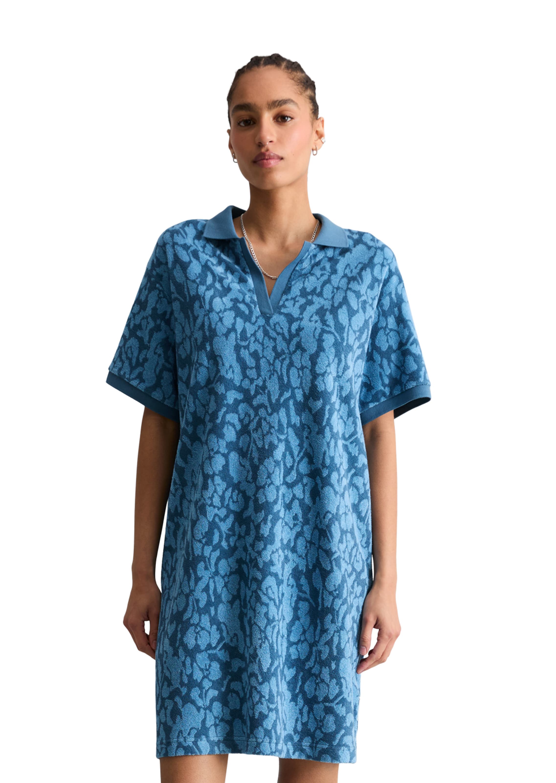 Robes en maille Marc O'Polo DENIM en bleu : devant