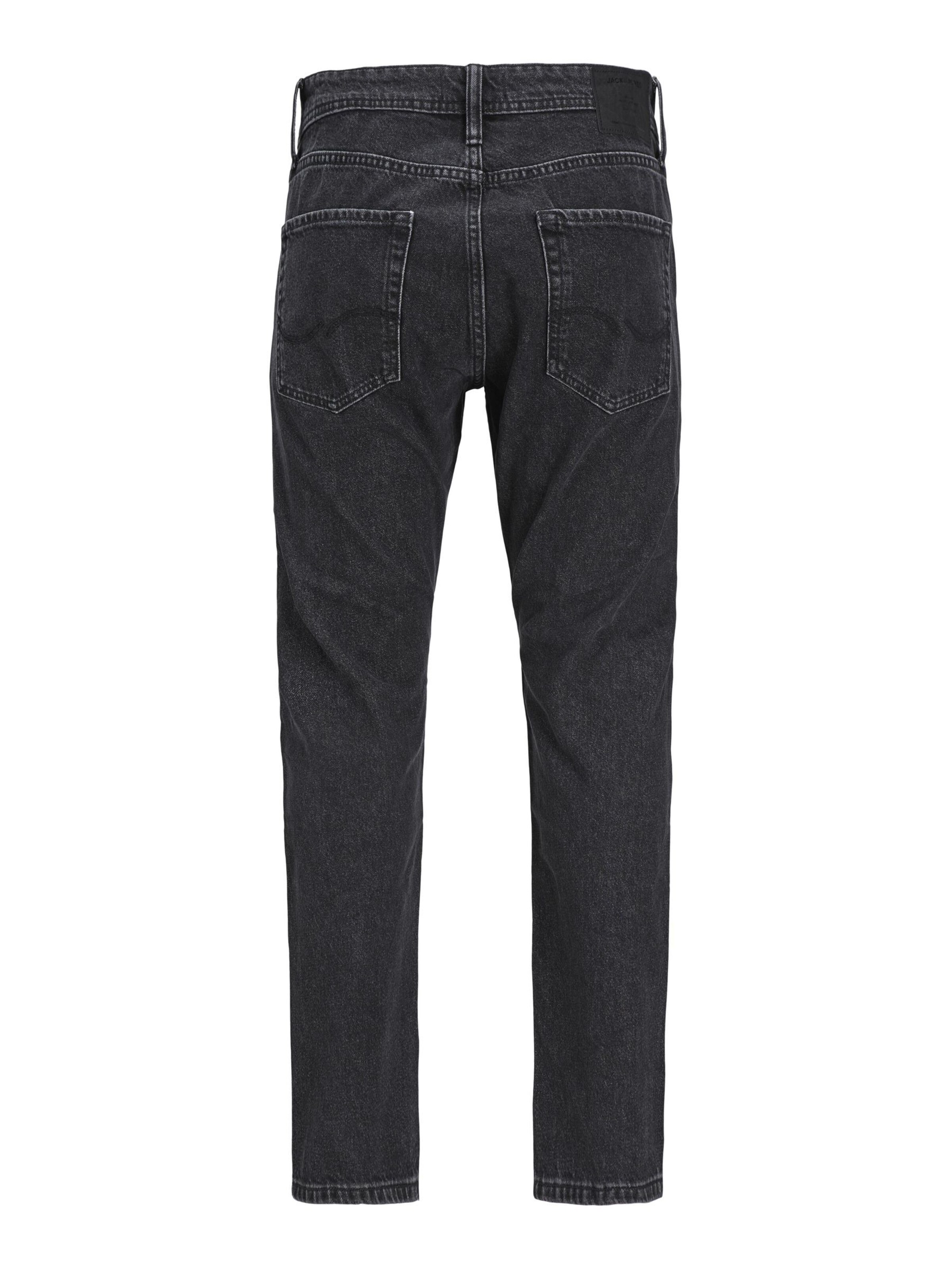 JACK & JONES Loosefit Τζιν 'JJIEDDIE JJORIGINAL SQ 737' σε μαύρο