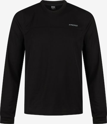 PROTEST Sportsweatshirt 'PRTMontana' in Zwart: voorkant