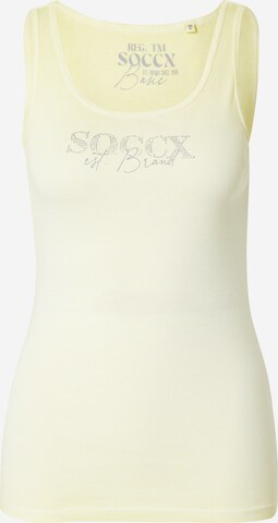 Soccx Top 'TA:MI' in Beige: front