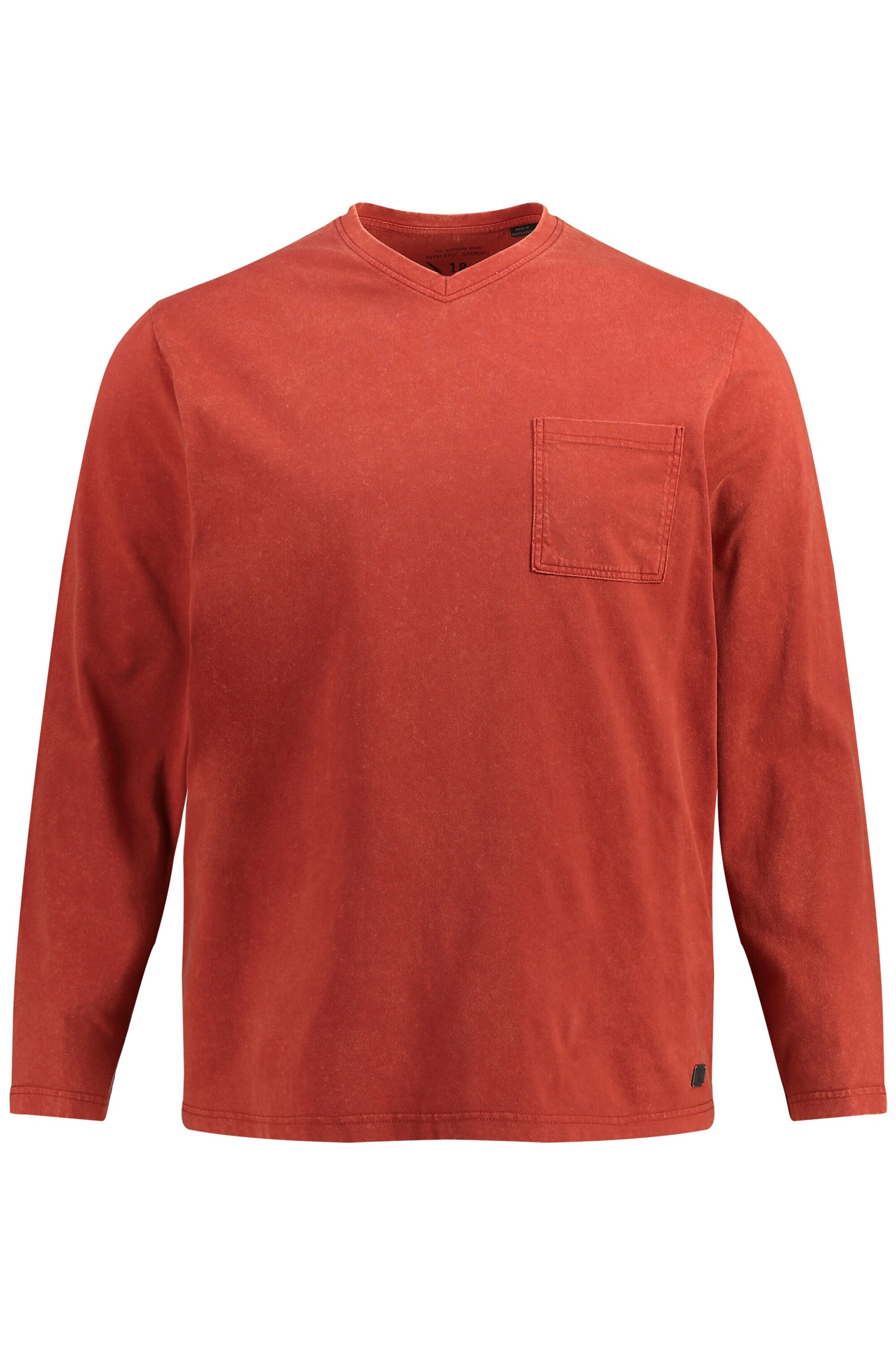 JP1880 Shirt in Oranje: voorkant